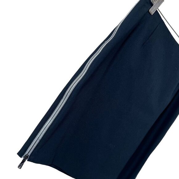 Worth New York Black Skirt with Side Slit Zippers - Picture 4 of 11